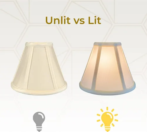 Vista 176 de Royal Designs, Inc. BS-707FC-6AGL Deep Empire Basic - Pantalla para lámpara con clip de llama, 3.5 x 6 x 5.75 pulgadas, color dorado antiguo