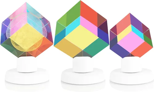 Vista 4 de Soporte de exhibición de cubo, giratorio 360°, antideslizante, seguro, compatible con cubos de acrílico o vidrio o cubo de rompecabezas, base