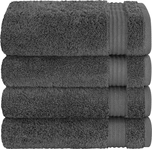 Vista 121 de Cotton Paradise 100% Cotton Turkish Washcloth Set for Bathroom, 4 Piece Soft Absorbent Small Hand Face Towels Wash Rags, Lilac