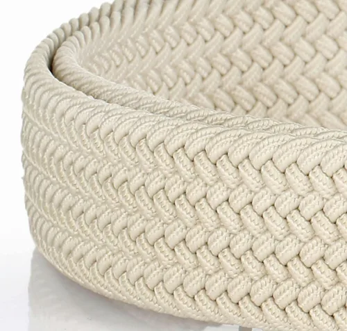 Vista 6 de BSLLNEK Cinturón trenzado elástico, 1 38 pulgadas, cinturón elástico tejido para golf, pantalones cortos y casuales