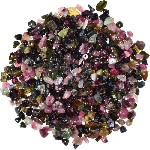 Vista 28 de Piedras preciosas naturales de amazonita de 5 a 0.315 in a granel, piedras preciosas de cristal perforadas de forma irregular para hacer joyas