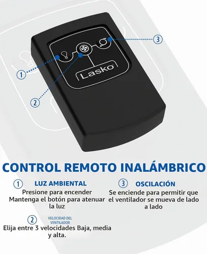 Vista 4 de Lasko 4890 ventilador en torre elegante, para exteriores
