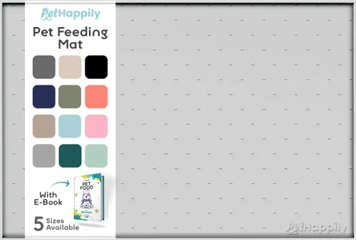 Vista 12 de Tapete grande de silicona para cuencos de comida y agua, bordes elevados para evitar derrames, impermeable, protege el suelo, fácil de limpiar