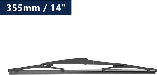 Vista 8 de X AUTOHAUX Juego de brazos de limpiaparabrisas trasero para Jeep Cherokee KL 2014-2019 14 pulgadas