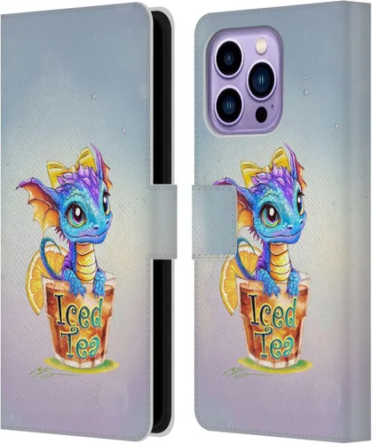 Vista 210 de Head Case Designs Officially Licensed Ruth Thompson Boba Tea Cup O Dragons Leather Wallet Case Compatible with Apple iPhone 7 Plus / 8 Plus