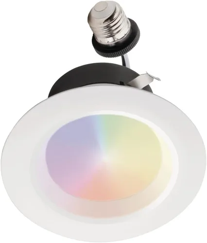 Vista 20 de Juno RB4AC RGBW MW L/SKTWHIP M6 RetroBasics Connect - Luz de techo LED ajustable de color dinámico, rojo, verde, azul, blanco, blanco mate, 4