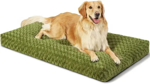 Vista 12 de KSIIA Cama Lavable para Perros Cama de Felpa de Lujo para Jaula de Perros Almohadilla Cómoda para Perrera Alfombrilla Antideslizante para Dormir