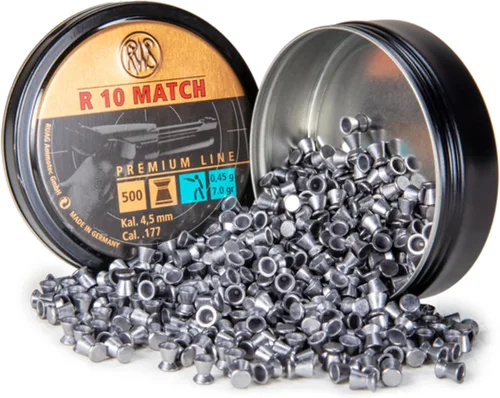 Vista 6 de RWS R10 Match Plus Premium Line .177 Caliber Pellet Gun Pellets, 100 Count (5 Boxes)