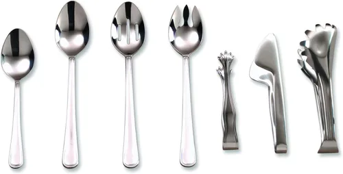 Vista 2 de American Metalcraft Pinzas para servir de acero inoxidable PTS9 Mirage, 8 pulgadas