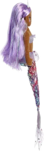 Vista 4 de Aurora Enchanting Sea Sparkles Cheekys - Muñeca de peluche de corazón - Juego imaginativo con compañeros mágicos - Perfecto para cumpleaños