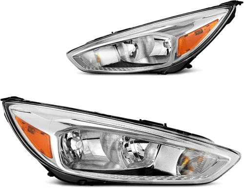 Vista 9 de DWVO Conjunto de faros delanteros compatible con Ford Explorer 06-10 2006-2010 2006-2010, par de repuesto para el lado del conductor y del pasajero