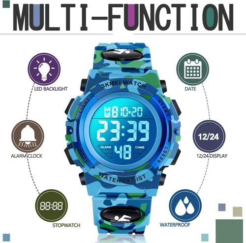 Vista 3 de ATIMO Reloj deportivo digital para niños, regalos para niños