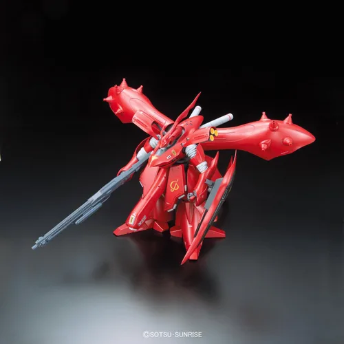 Vista 2 de Bandai Hobby RE/100 1/100 MSN-04 II Nightingale Char's Counterattack Model Kit