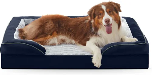 Vista 14 de FURTIME Cama ortopédica para perros extra grandes – Sofá cama impermeable XL para perro, cama de espuma de apoyo ultra cómoda con funda extraíble