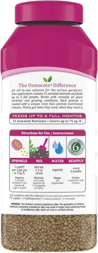 Vista 3 de Osmocote Smart-Release Plant Food Plus Fertilizante para exteriores e interiores, 2 libras (2)