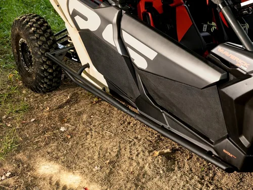 Vista 5 de SuperATV Tree Kickers para Can-Am Maverick X3 MAX Ver ajuste Fabricado con tubo de acero de 1.75 pulgadas de diámetro Acabado de recubrimiento