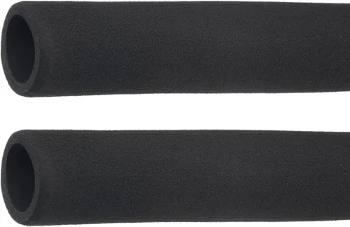 Pipe Insulation Tubing Heat Preservation Foam Tubing Handle Grips, [for Plumbing Insulation Wrap] - 24mm ID/7.7"/Black/2pcs