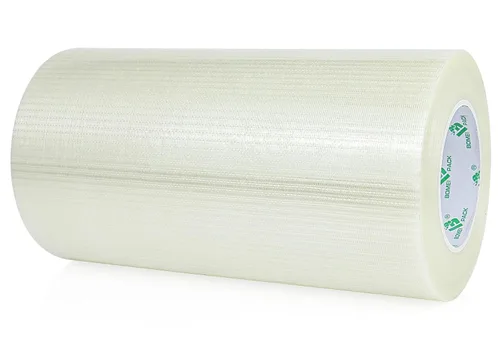 Vista 10 de BOMEI PACK Cinta de embalaje reforzada de fibra ancha de 8 pulgadas, cinta de fleje de filamento de fibra de vidrio bidireccional resistente