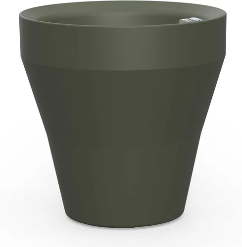 Vista 8 de Crescent Garden Rim TruDrop - Maceta de riego automático, 18 pulgadas (blanco alpino)