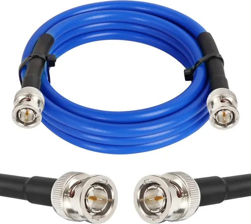 Vista 8 de XRDS -RF Cable SDI 12G de 1 pie, cables de video SDI 3G/6G/12G 75ohm BNC Cable macho soporta HD-SDI/3G/6G-SDI/4K/8K para convertidor de cámara