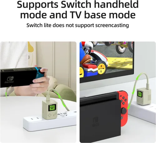 Vista 6 de JINGDU Cargador GaN de 33 W de inspiración retro, enchufe plegable, carga rápida multiprotocolo, diseño compacto, incluye una carga USB C de 3.3 ft