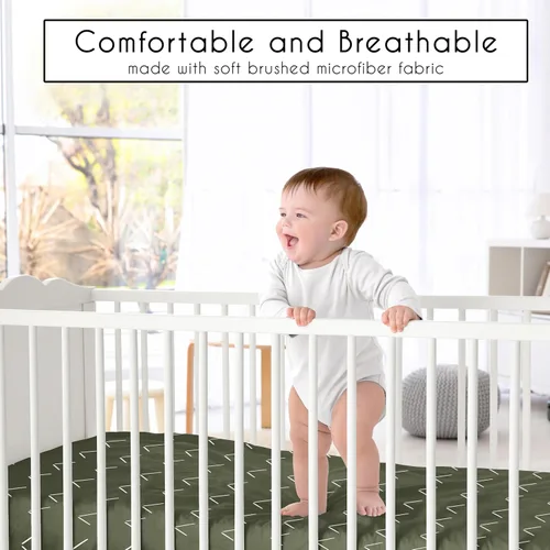 Vista 5 de Sweet Jojo Designs Juego de ropa de cama para cuna de bebé de 4 piezas (Boho Chic) para niños o niñas, bebés/guardería, incluye manta de algodón