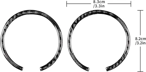 Vista 2 de Fibra de carbono, tablero de instrumentos del coche velocímetro marco adhesivo para Benz Smart Fortwo 2008 2009 2010 2011 2012 2013 2014 2015, auto
