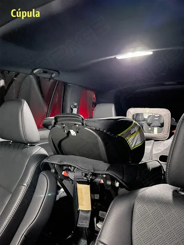 Vista 4 de Kit de 6 luces LED Civic para interior Honda Civic 2016 2017 2018 2019 2020 2021 blanco 6000K mapa interior cúpula espejo de tocador paquete