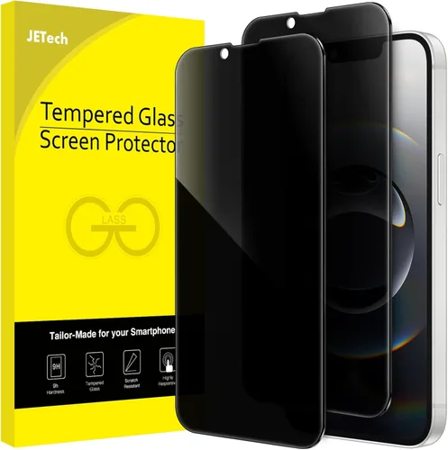 Vista 10 de JETech Protector de pantalla de privacidad para iPhone 17 Pro Max de 6,9 pulgadas, película de vidrio templado antiespía con herramienta de fácil