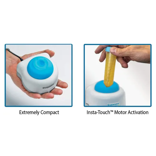 Vista 2 de Benchmark Scientific BV101-P Vornado Vórtex miniatura, 115V, morado