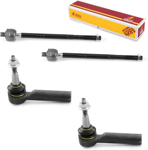 Vista 30 de Metrix Premium Chassis Parts - Kit de 4 piezas de extremos de barra de acoplamiento frontal exterior e interior compatible con Nissan Pathfinder