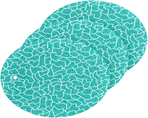 Vista 23 de Esponjas de cocina coloridas con huellas de garabatos para cocina, cachorros, perros, esponjas de limpieza para platos de limpieza, esponja natural