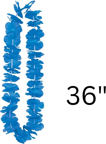 Vista 2 de Beistle Silk 'N Petals Party Lei, 36 pulgadas, negro/amarillo dorado