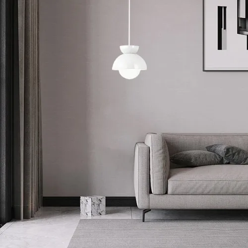 Vista 3 de Lámparas colgantes modernas para isla de cocina, pantalla de vidrio blanco leche, lámparas colgantes con cable ajustable para comedor, dormitorio