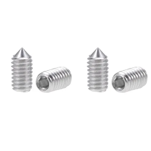 Vista 4 de Juego de 50 tornillos hexagonales internos M5x6mm, tornillo de acero inoxidable 304, tornillo de acero inoxidable 304, tornillo de agarre de punto