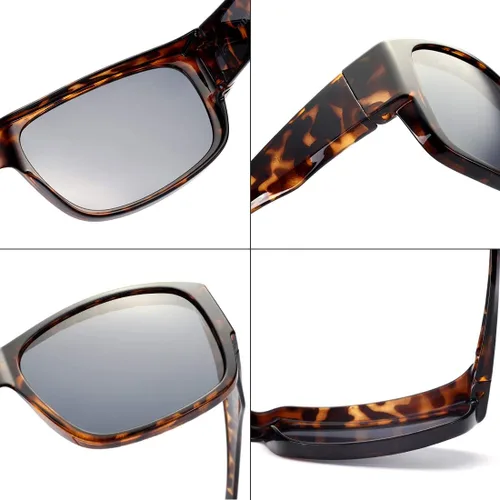 Vista 5 de CAXMAN Polarized Over Glasses Sunglasses for Prescription Frames Small Medium Oversized