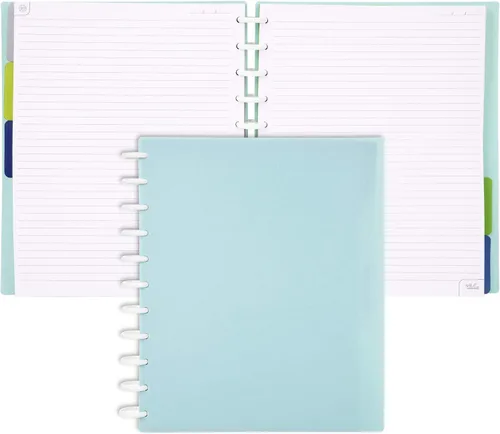 Vista 68 de Talia - Cuadernos de notas con tapas, planificador, personalizables, (Rosa de los 90, Junior (5.5 pulgadas x 8.5 pulgadas))
