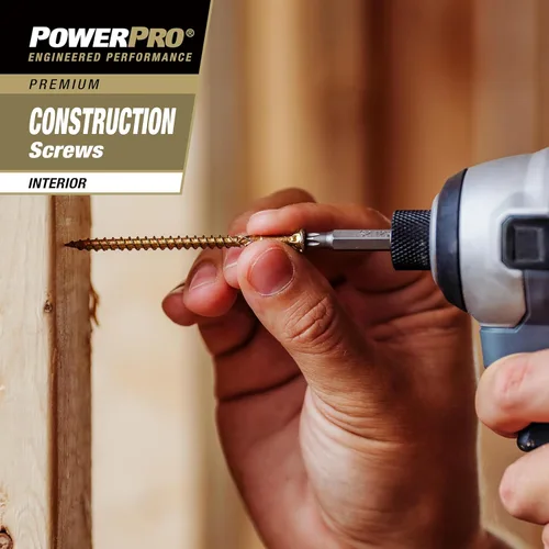 Vista 9 de Power Pro Tornillos de construcción interior prémium (#8 x 1-1/2") - 75 piezas