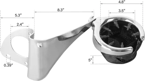Vista 2 de TCT-MOTORPARTS Soporte para vasos de bebidas para Harley Electra Glide Ultra Limited FLHTK Touring Tri Classic 2014-2016