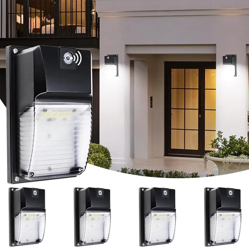Vista 8 de LTBLIGHT Luz LED de Pared de 18W con Sensor de Fotocélula, Iluminación Exterior del Atardecer al Amanecer, 1980LM 5000K Luz de Día, IP65