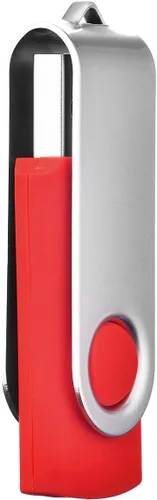 Vista 5 de EASTBULL - Unidad flash USB de 1 GB, 1 unidad de pulgar USB 2.0 giratoria USB Stick Memory Stick Metal Thumb Drive (rojo)