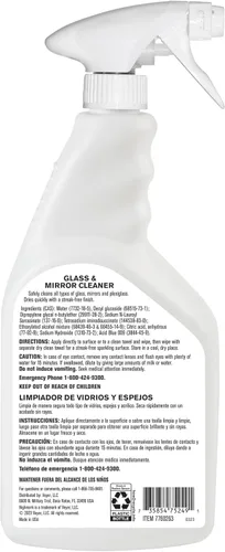 Vista 2 de Highmark® Limpiador de vidrio y espejo ECO, 32 onzas, caja de 12 botellas