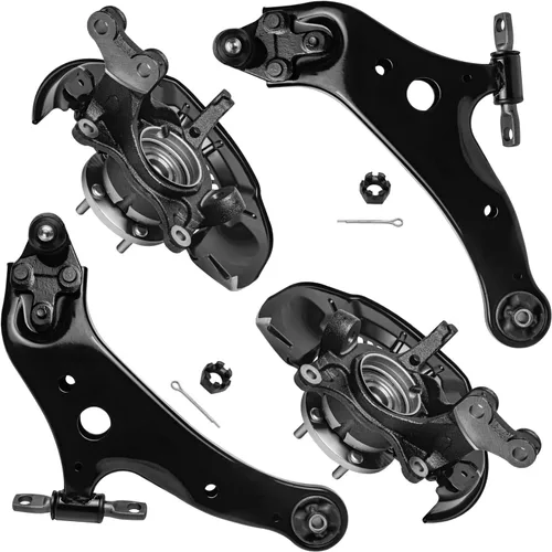 Vista 88 de Detroit Axle - Kit de brazos de control de extremo delantero para Acura 2004-2008 TSX 2003-2007 Honda Accord, 2 brazos de control inferiores, 2