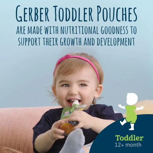 Vista 4 de Gerber Bolsas de comida para bebés, paquete variado de aperitivos para niños pequeños (18 unidades) Gerber Baby Snacks Puffs Paquete variado