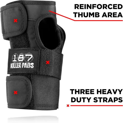Vista 2 de 187 Killer Pads Muñequera, XS, Negro