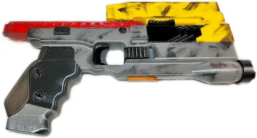 Vista 5 de Pistola Skippy Arasaka hecha a mano - Prop Cosplay.