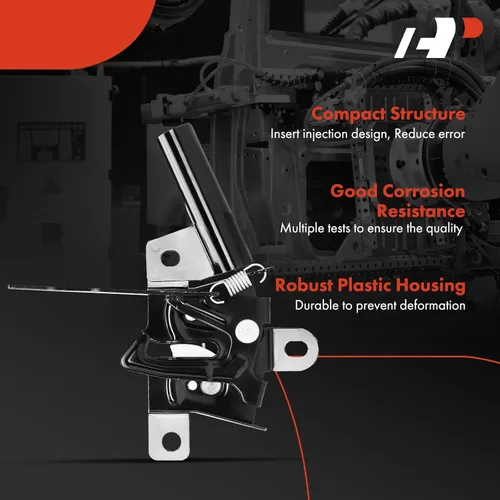 Vista 5 de A-Premium Bloqueo de pestillo de capó compatible con Subaru Impreza 2008-2014, conjunto de pestillo del capó del motor de bloqueo de capó delantero