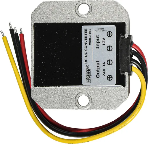 Vista 2 de HQRP Convertidor de aumento de corriente continua de 12 V de hasta 24 V 3 A, regulador de voltaje de 72 W, convertidor de corriente continua