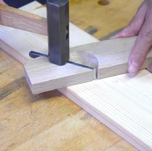 Vista 3 de KAKURI Cepillo de mano Router de 18mm (45/64"), cepillo de mano japonés KANNA para carpintería, herramienta de ranurado con hoja de acero japonés