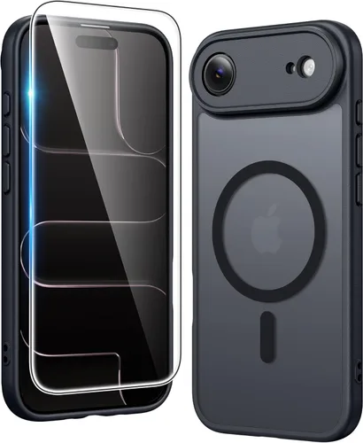 Vista 230 de FNTCASE para iPhone Air Case Clear: Fundas magnéticas para teléfono con protector de pantalla a prueba de caídas, compatibles con Magsafe, delgadas